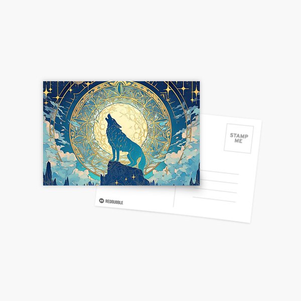 Item preview, Illuminated Wolf (Variation) designed and sold by OccultDreams.