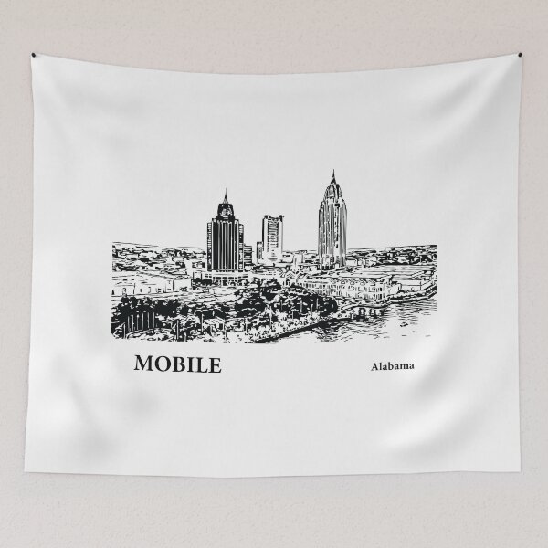 Item preview, Mobile Alabama designed and sold by Lakeric.