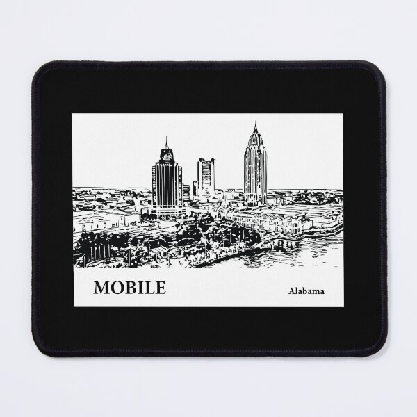 Item preview, Mobile Alabama designed and sold by Lakeric Cityscapes.