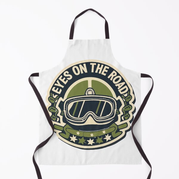 Item preview, Eyes on the Road - Biker Helmet with Goggles designed and sold by NiftyWrx.