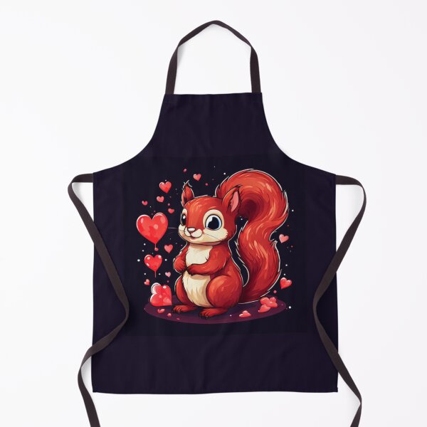 Item preview, Squirrel with hearts designed and sold by Planetporridge.