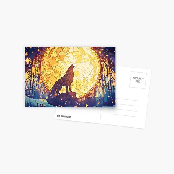 Item preview, Supermoon Wolf designed and sold by OccultDreams.