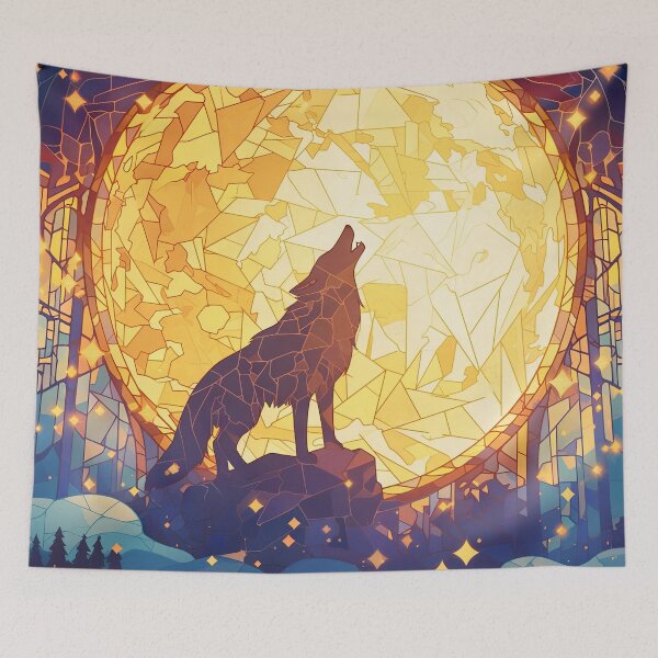 Item preview, Supermoon Wolf designed and sold by OccultDreams.