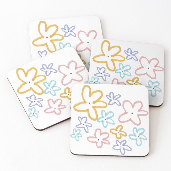 Item preview, Flower doodles designed and sold by rachelevelynne.