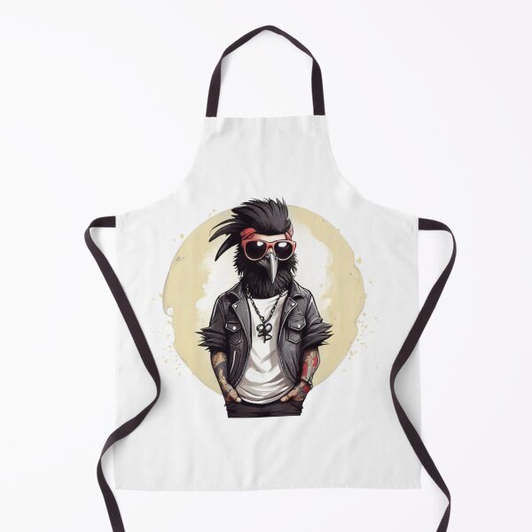 Item preview, Cool punk raven dude in a leather jacket and sunglasses. designed and sold by SaraSumi.