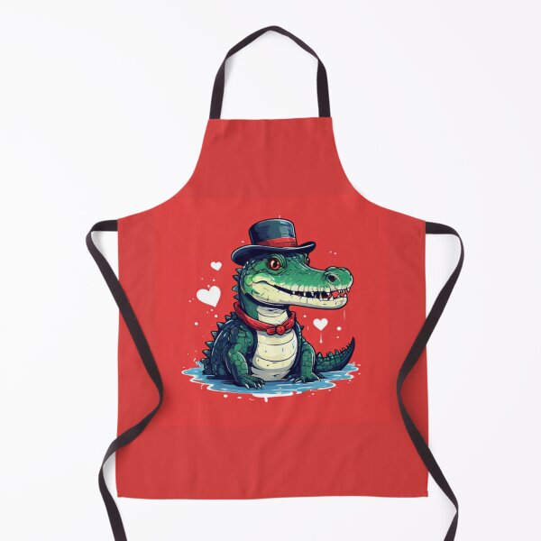 Item preview, Alligator with hearts Art designed and sold by Planetporridge.