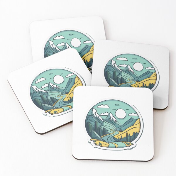 Item preview, Minimalist Mountain Pass Landscape designed and sold by NiftyWrx.