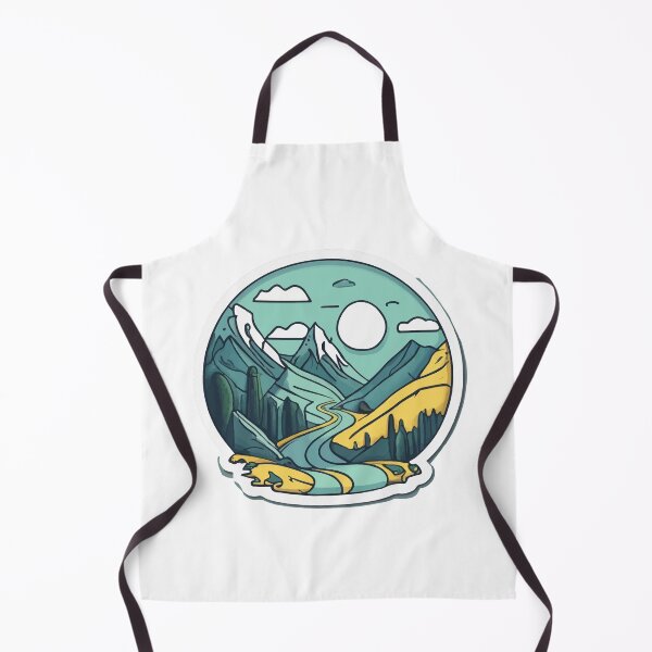 Item preview, Minimalist Mountain Pass Landscape designed and sold by NiftyWrx.