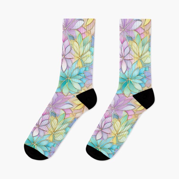 Item preview, Pastel Floral Stained Glass designed and sold by Magnuna.