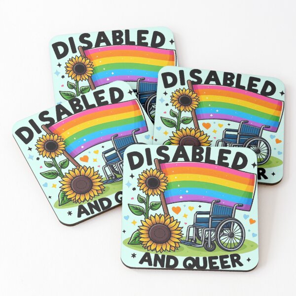 Item preview, Disabled and queer designed and sold by Vkinsify.
