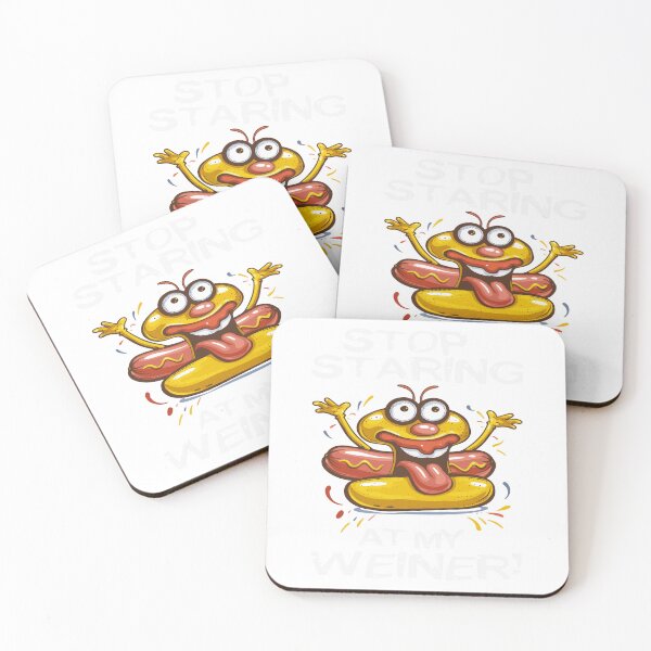 Item preview, Funny Hot Dog Stop Staring At My Wiener designed and sold by Wild-Co.