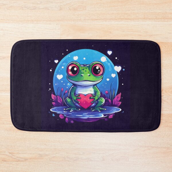Item preview, Frog with heart designed and sold by Planetporridge.