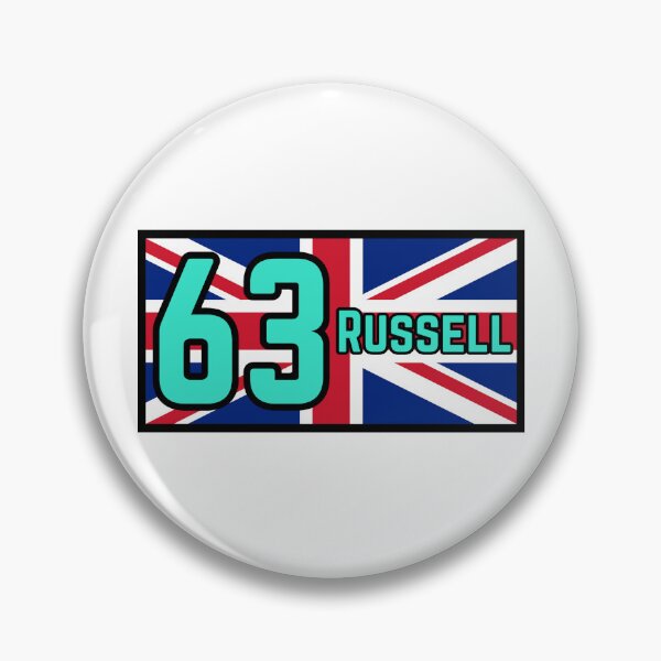 Item preview, Britain Flag George Russell 63 designed and sold by archiewildsbull.