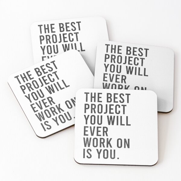 Item preview, The Best Project Youll Ever Work on is You designed and sold by HustleQuotes.