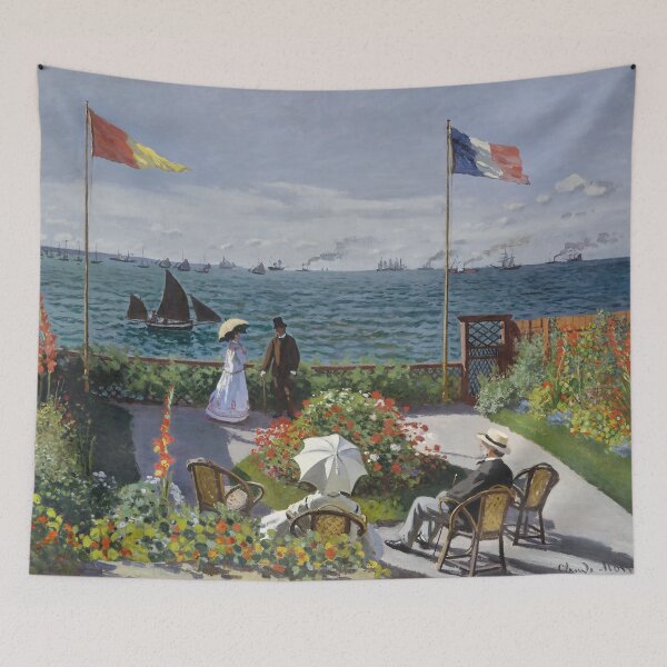 Aperçu de l'œuvre Jardin à Sainte Adresse | Monet créée et vendue par Oliveirallan.