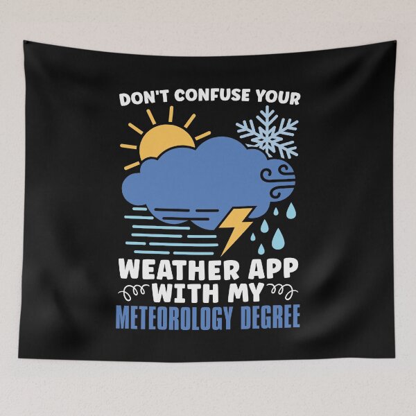 Item preview, Meteorology Don't Confuse Your Weather Forecasting designed and sold by tshirtconcepts.