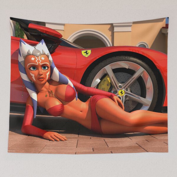 Item preview, Ahsoka's laying next to the sportcar designed and sold by Péter Kondás.