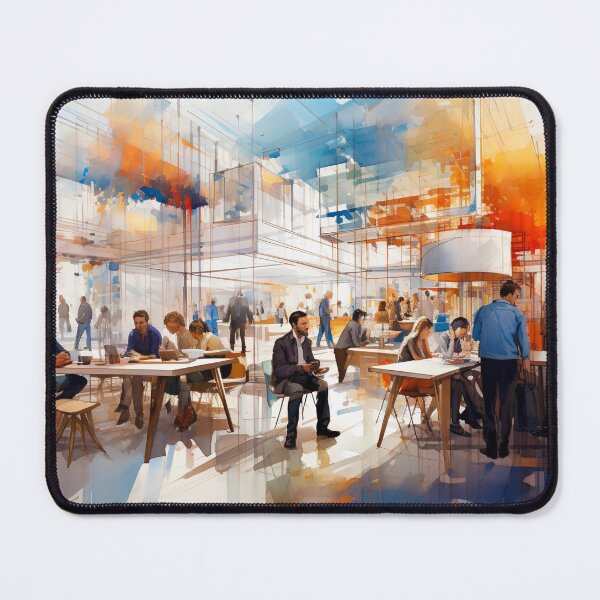 Item preview, Modern Workspaces Watercolor Art 2 of 39 designed and sold by TheBrainArt.
