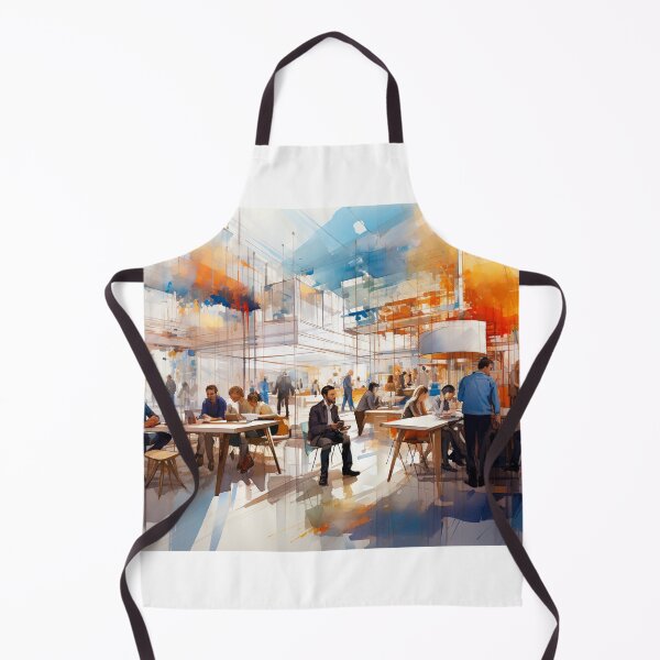 Item preview, Modern Workspaces Watercolor Art 2 of 39 designed and sold by TheBrainArt.