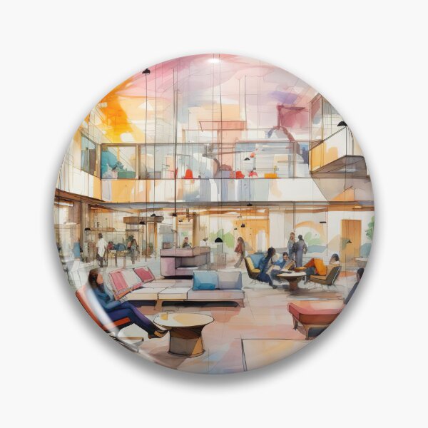 Item preview, Collaborative Spaces Watercolor Dream 1 of 39 designed and sold by TheBrainArt.