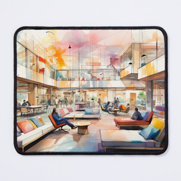 Item preview, Collaborative Spaces Watercolor Dream 1 of 39 designed and sold by TheBrainArt.