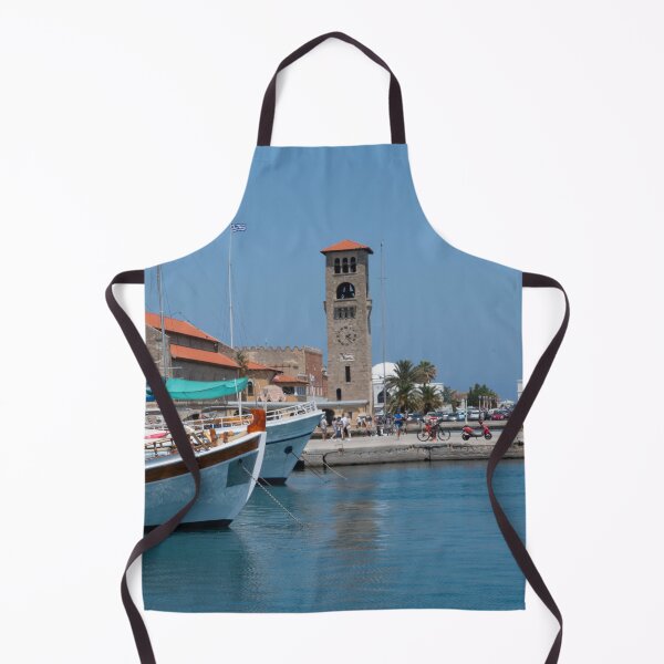 Item preview, Rhodes Harbour Clock Tower designed and sold by hawkie.