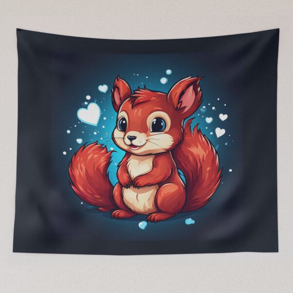 Item preview, Squirrel Art designed and sold by Planetporridge.