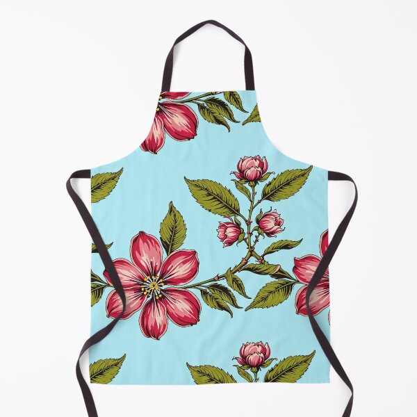 Item preview, Vibrant orange white green Flower Illustration - Botanical Artwork, Sensations of a vibrant spring day designed and sold by yeekazar.