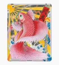ukiyo-e betta fish iPad Case/Skin