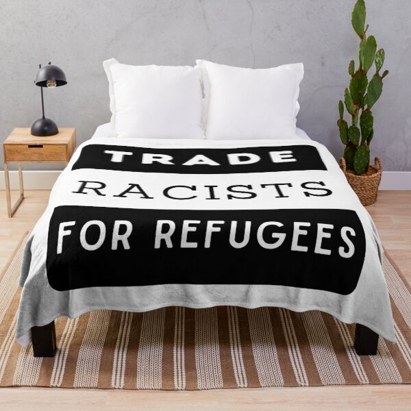 Item preview, Comercio de racistas por refugiados designed and sold by Blink Art Studio.