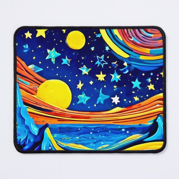 Item preview, Starry Night Surrealism designed and sold by Health And Fitness Posts e-Store.
