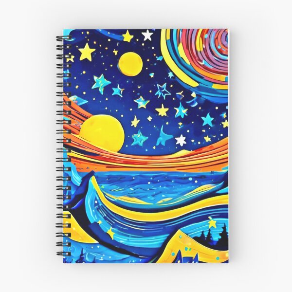 Item preview, Starry Night Surrealism designed and sold by Health And Fitness Posts e-Store.
