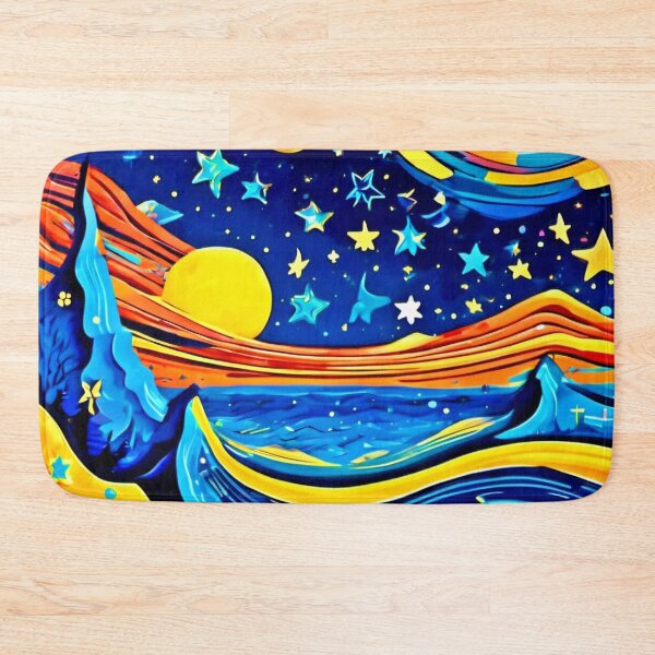 Item preview, Starry Night Surrealism designed and sold by Health And Fitness Posts e-Store.