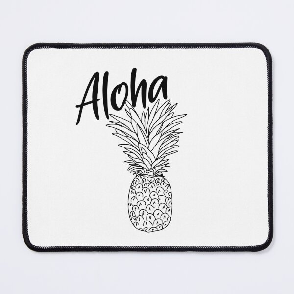 Item preview, Pineapple with Hawaiian Aloha lettering designed and sold by FoxyS.