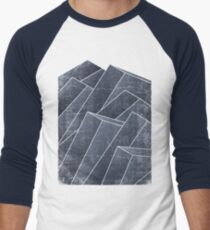 Isometric Waves Men's Baseball ¾ T-Shirt