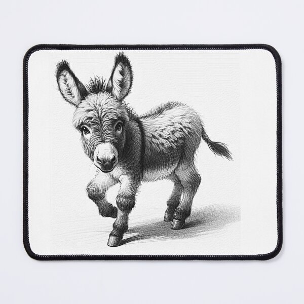 Item preview, Cute little donkey designed and sold by SommeryLaser.