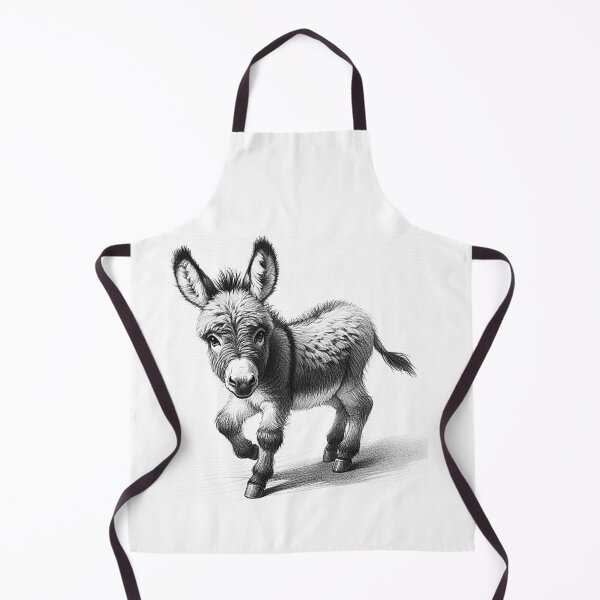 Item preview, Cute little donkey designed and sold by SommeryLaser.