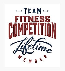 Team Fitness Competition Photographic Print