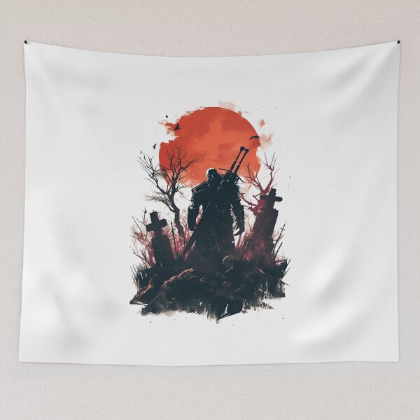 Item preview, A Monster Hunter Amidst the Fallen - Witcher designed and sold by Fenay Designs.