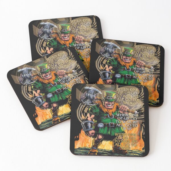 Item preview, When One Of us Go To War We All Go To War Irish Leprachaun  designed and sold by Flirt-Teez.