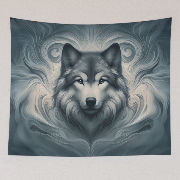 Item preview, Mystic Wolf Spirit – Monochrome Dreams designed and sold by Infinitee8hirts.