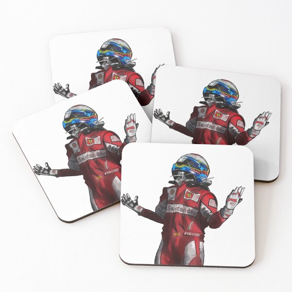 Item preview, Fernando Alonso Formula 1, Team Ferrari victory pose designed and sold by mjag23.