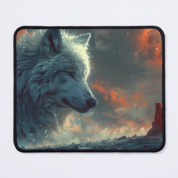 Item preview, White Wolf Spirit designed and sold by OccultDreams.