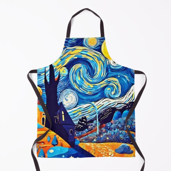 Item preview, Cartoon Starry Night Artwork designed and sold by Health And Fitness Posts e-Store.