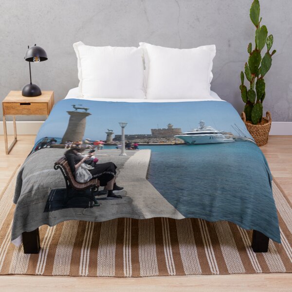 Item preview, Rhodes harbour entrance designed and sold by hawkie.