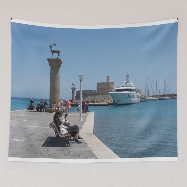 Item preview, Rhodes harbour entrance designed and sold by hawkie.