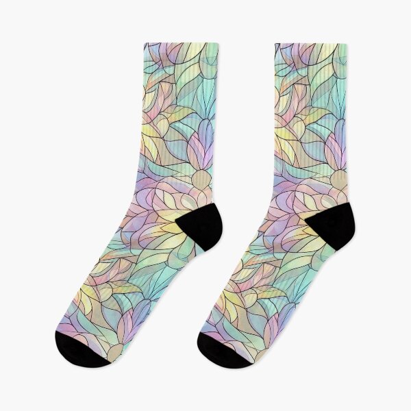 Item preview, Pastel Floral Stained Glass designed and sold by Magnuna.