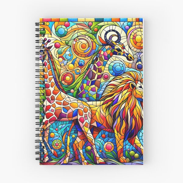 Item preview, Colorful animal mosaic designed and sold by Cerberus-Art.