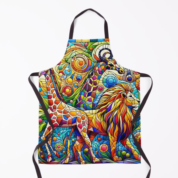 Item preview, Colorful animal mosaic designed and sold by Cerberus-Art.