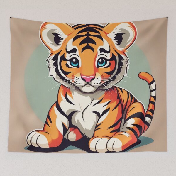 Item preview, Super Cute Baby Tiger Cub designed and sold by DreamCraze.